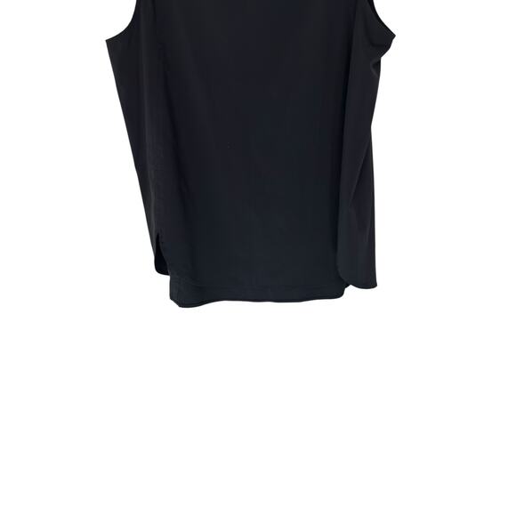 Athleta Black Zephyr Refined Tank Top Workout Gym Sleeveless Basic Medium - Picture 5 of 9